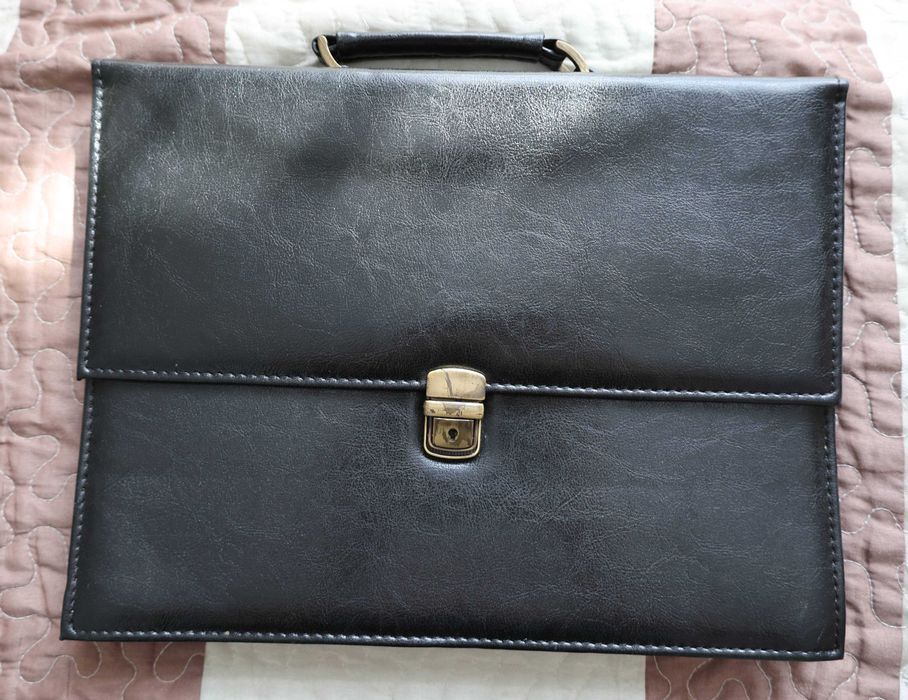 Teczka Torebka Aktówka czarna