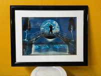 quadro pintado à mão
