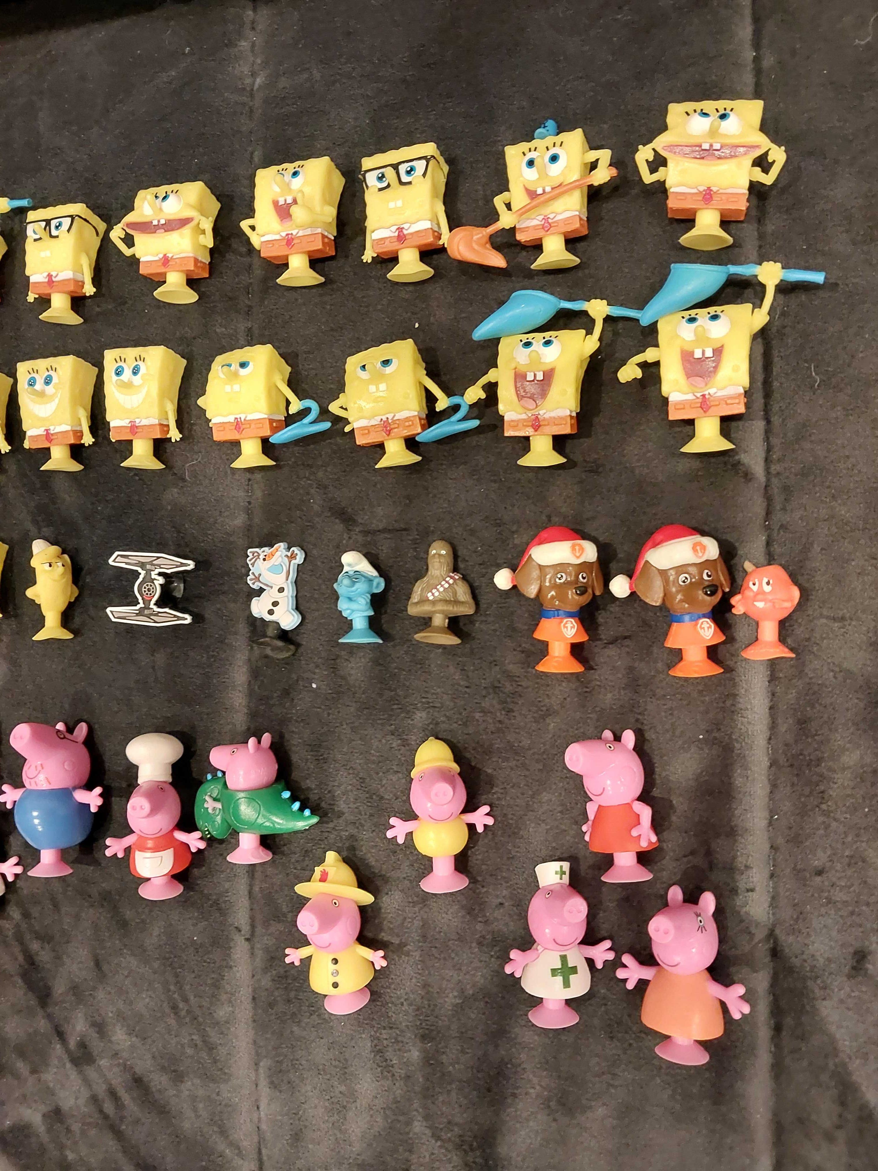 Figurki spongebob stickers świnka peppa 33 szt