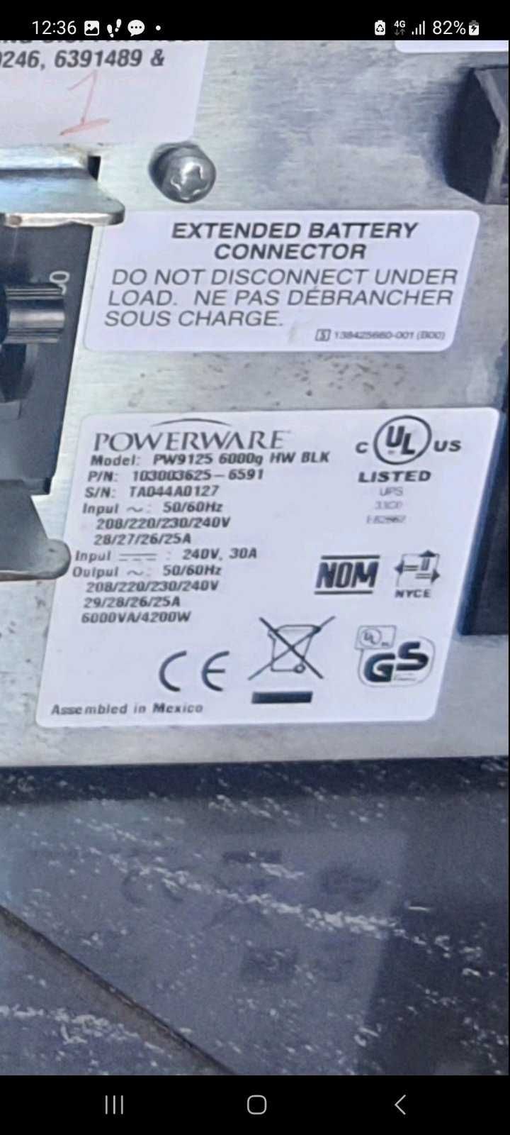ИБП ДБЖ UPS Eaton 'PW9125 6000G HW' 6000VA 4200W з картою ConnectUPS-X