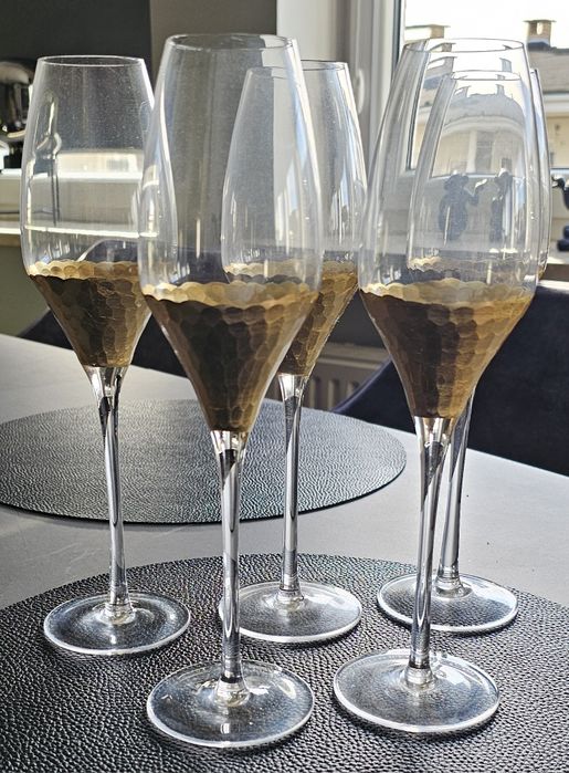 Kieliszki do szampana Kare Design