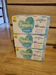 3 kartony chusteczki pampers aqua harmonie