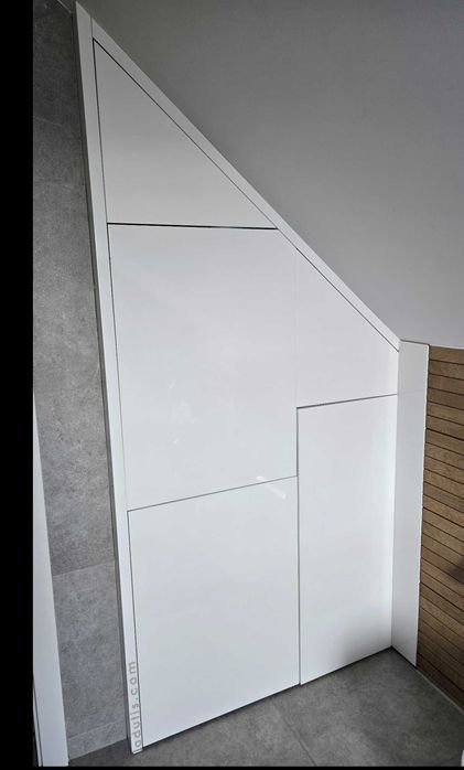 zabudowa pralki i suszarki szafka pod skos