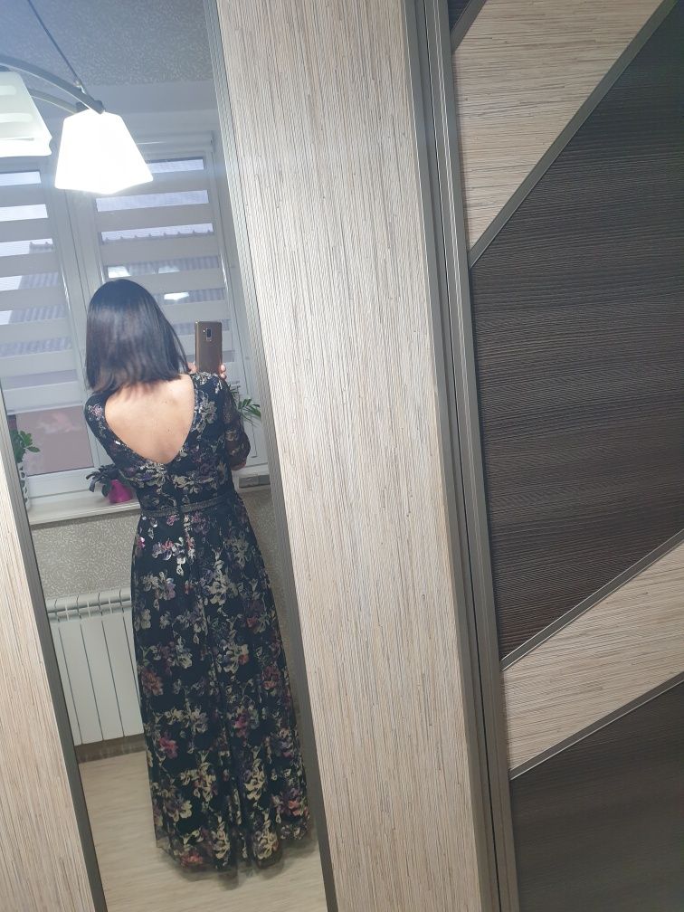 Suknia wieczorowa dluga maxi