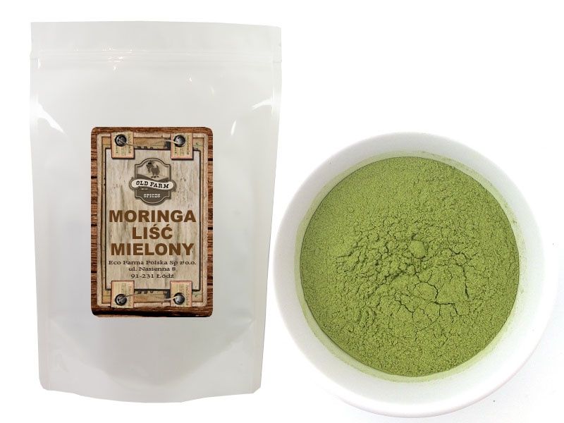 moringa olejfera liście mielona sproszkowana 1 kg
