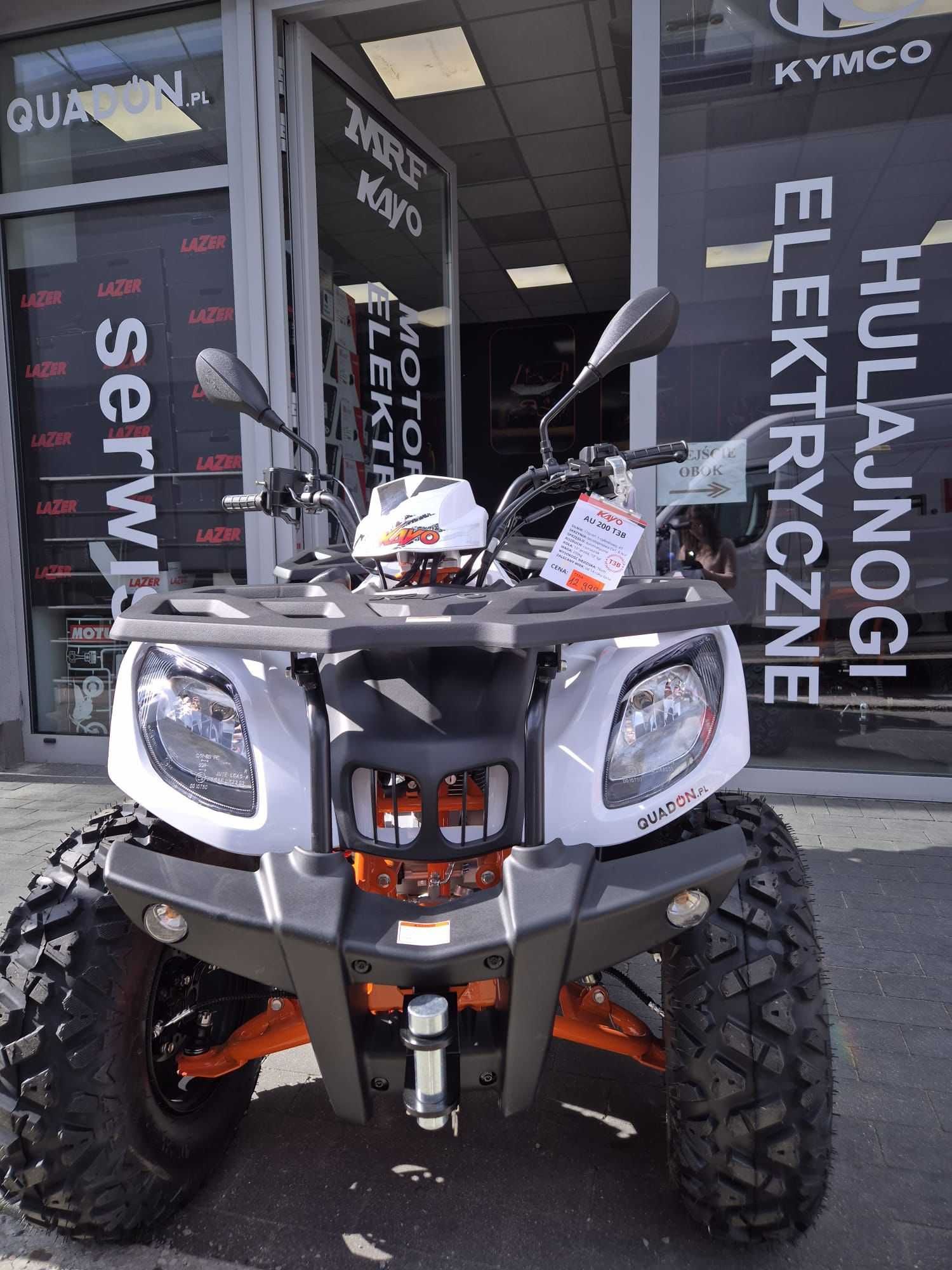 Quad Kayo AU 200 rejestracja T3b assix, beretta, Kymco, qjmotor QuadON