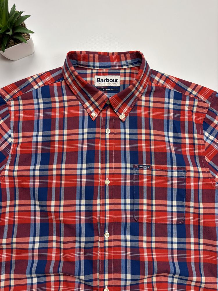Рубашка Barbour Tailored Fit originals оригинал size L, XL