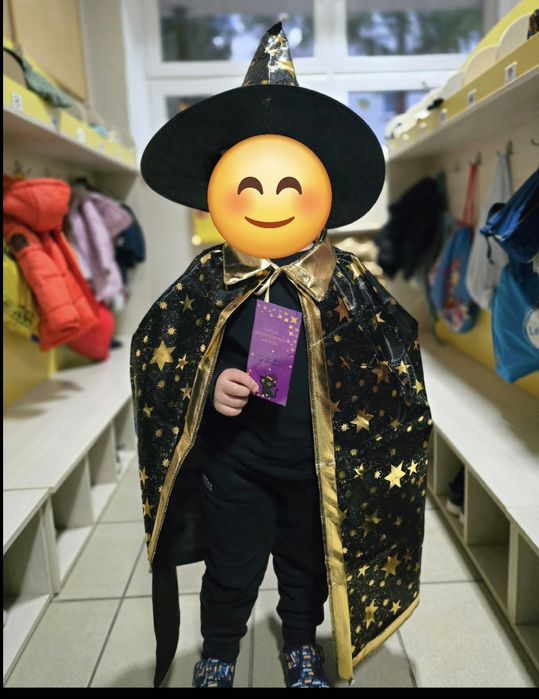 Strój czarodzieja czarownika magika wiedźmy