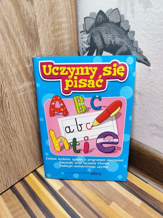 Uczymy się pisać zeszyt ćwiczeń kaligrafia nauka pisania literek