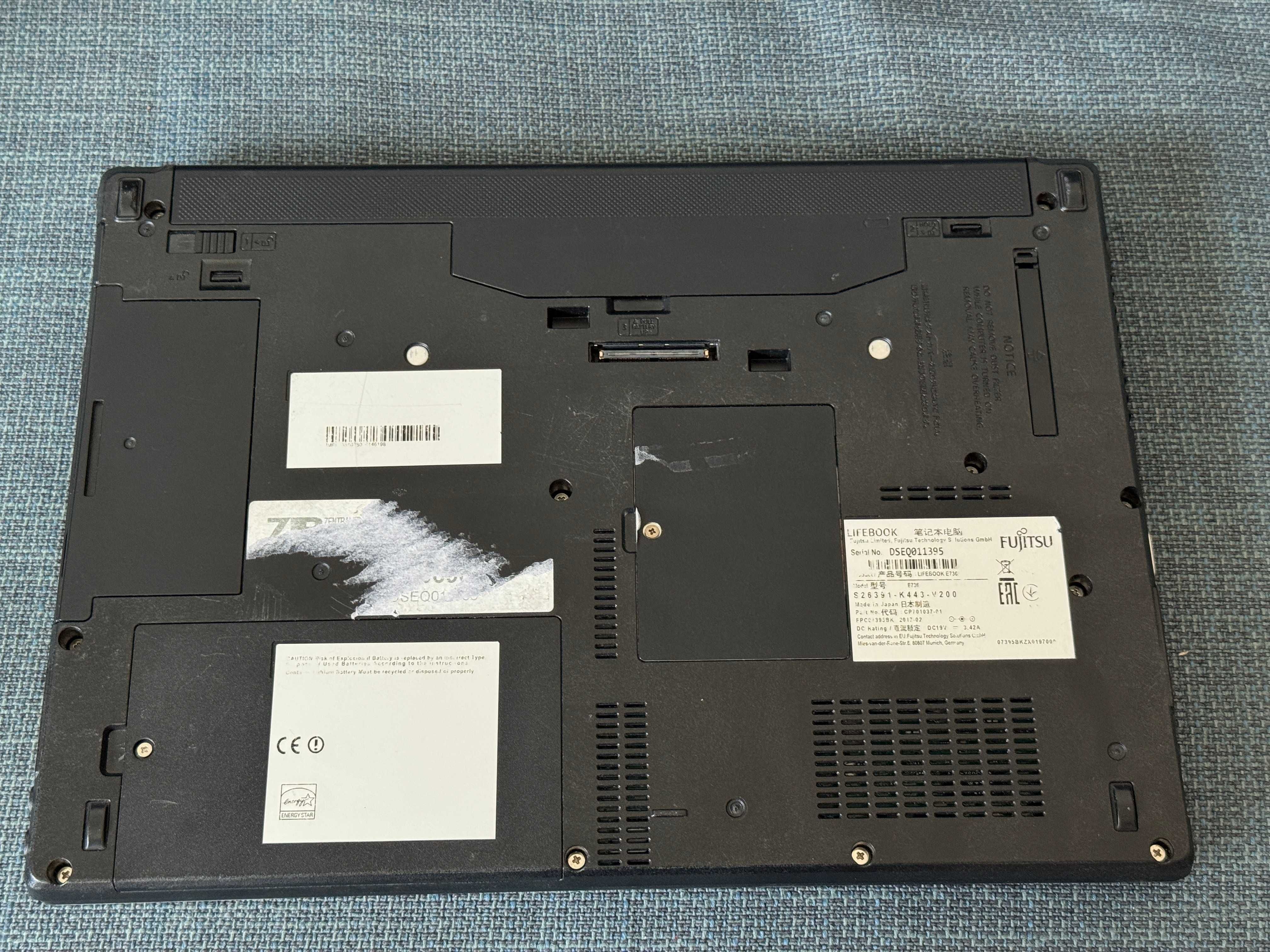 Fujitsu Lifebook E736 – Dobry stan, i5-6300U, 8GB RAM, 128GB SSD