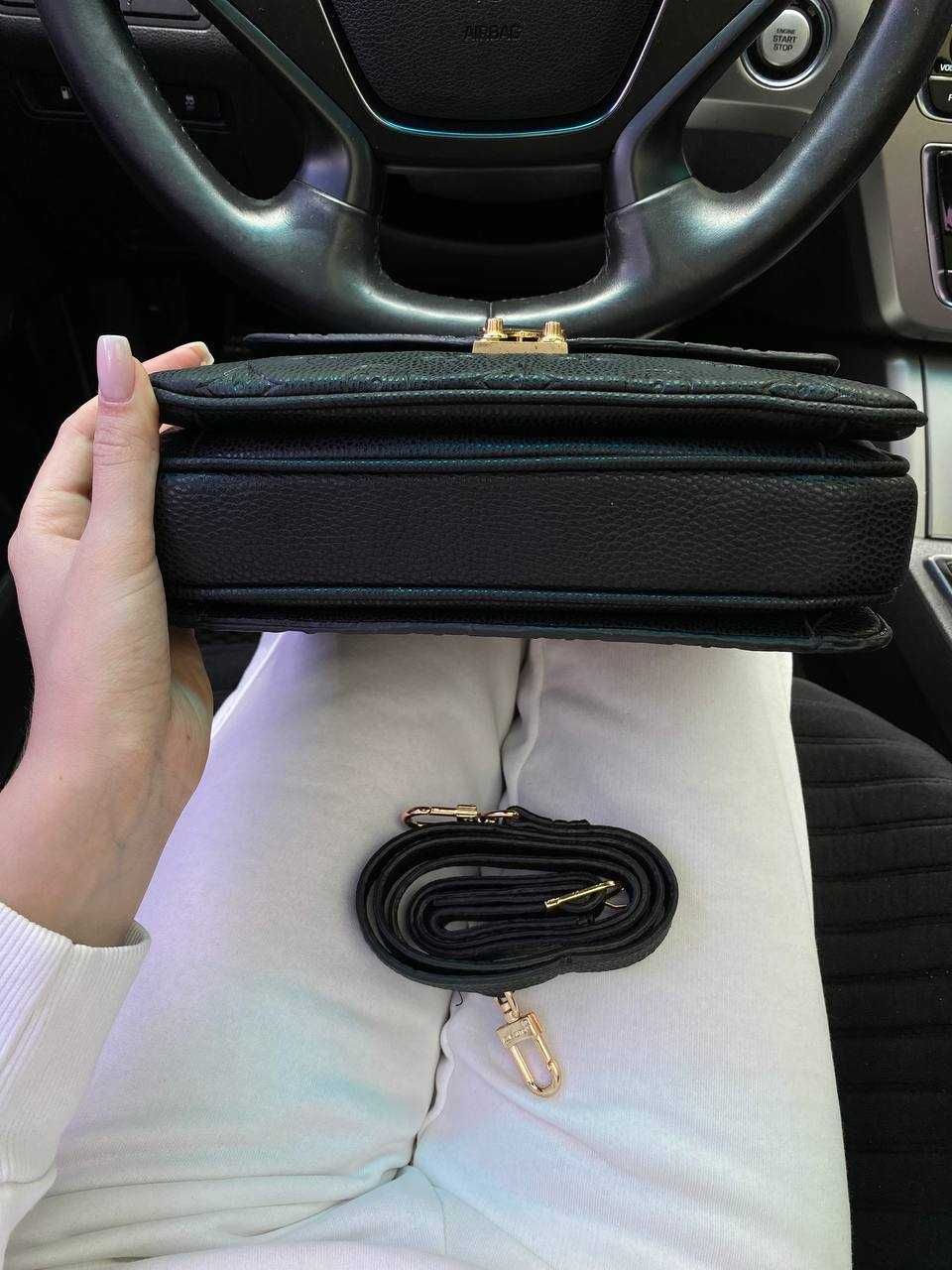 Torba damska na ramie Metis Black damska torebka