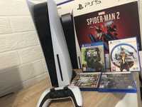Продам PlayStation5(с игрой Человек паук 2!)825гб