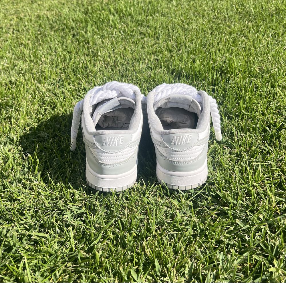 Nike Dunk Cinzentas w/rope laces