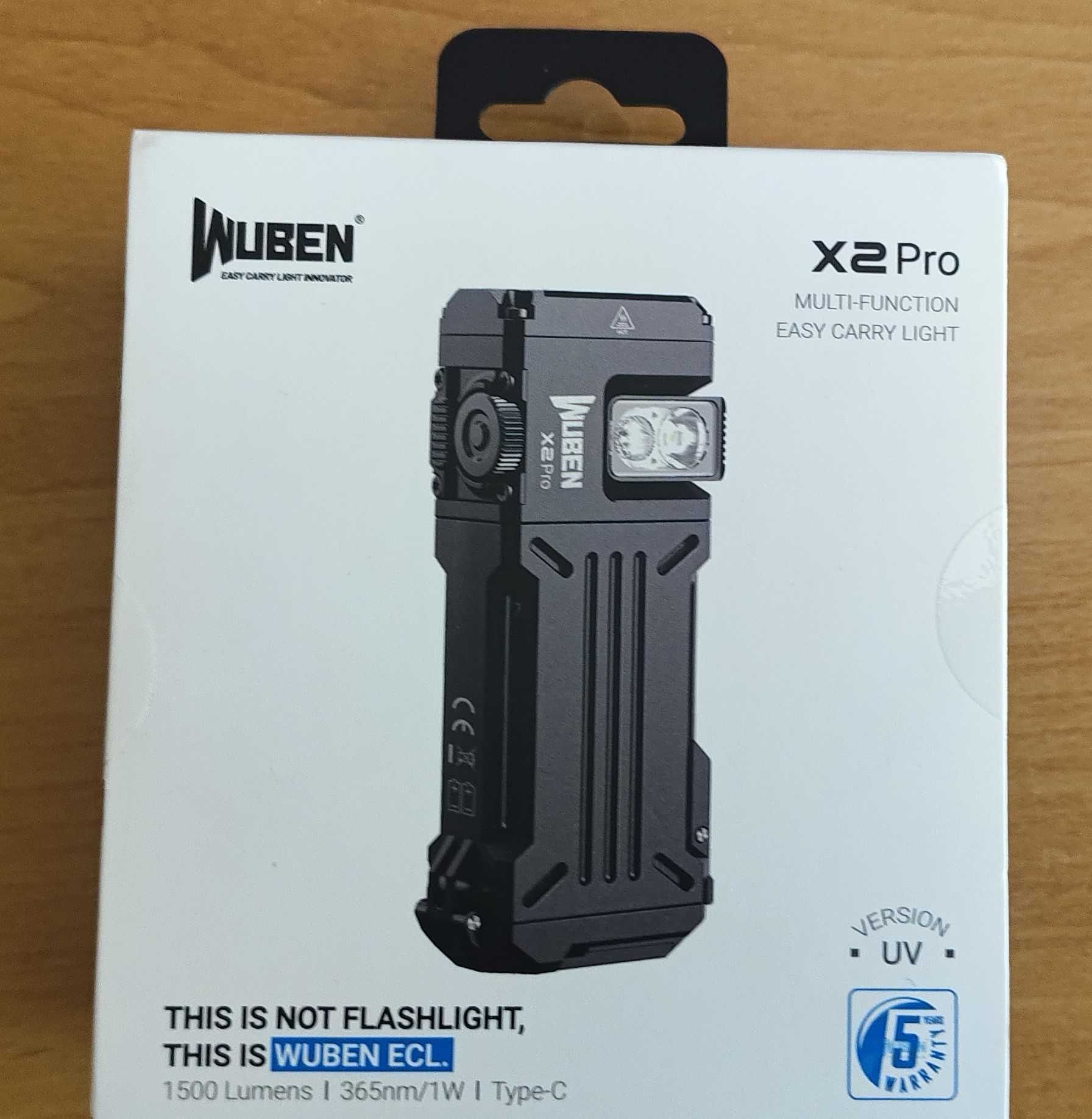 Ліхтар Wuben X2 Pro UV version