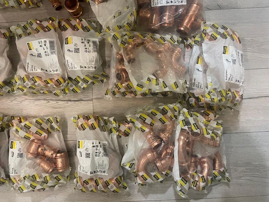 Miedziane złaczki, kolanka ,kształtki  Viega PROFIPRESS