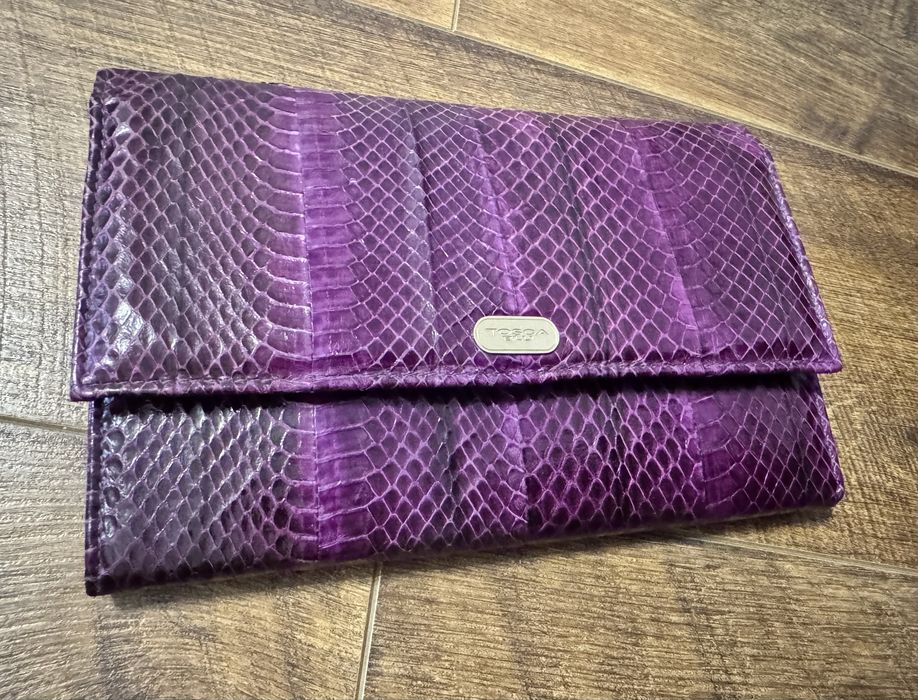 Клатч Tosca Blu, шкіра змії