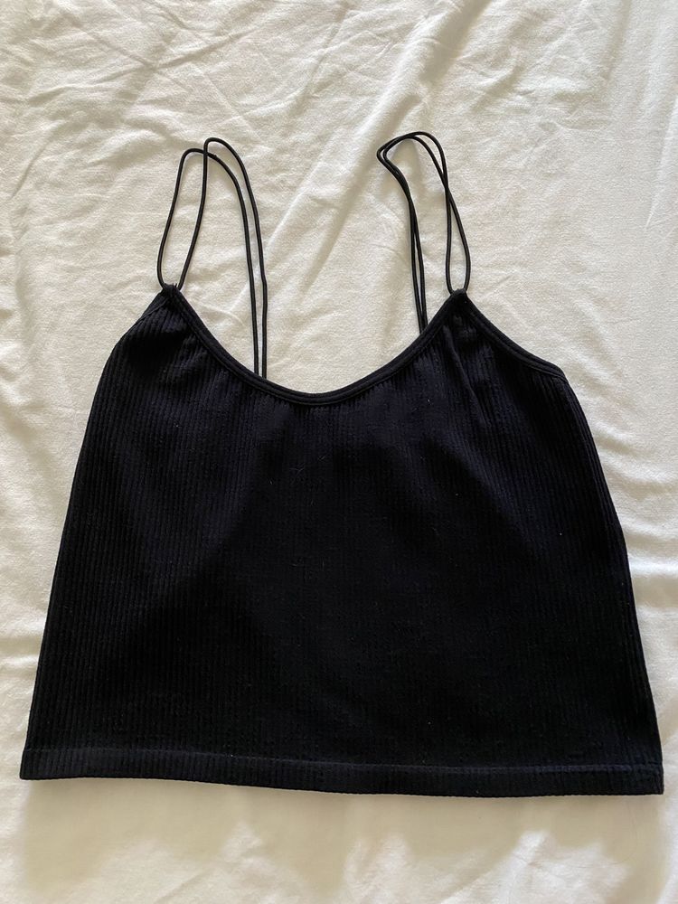 Crop Top Preto Zara