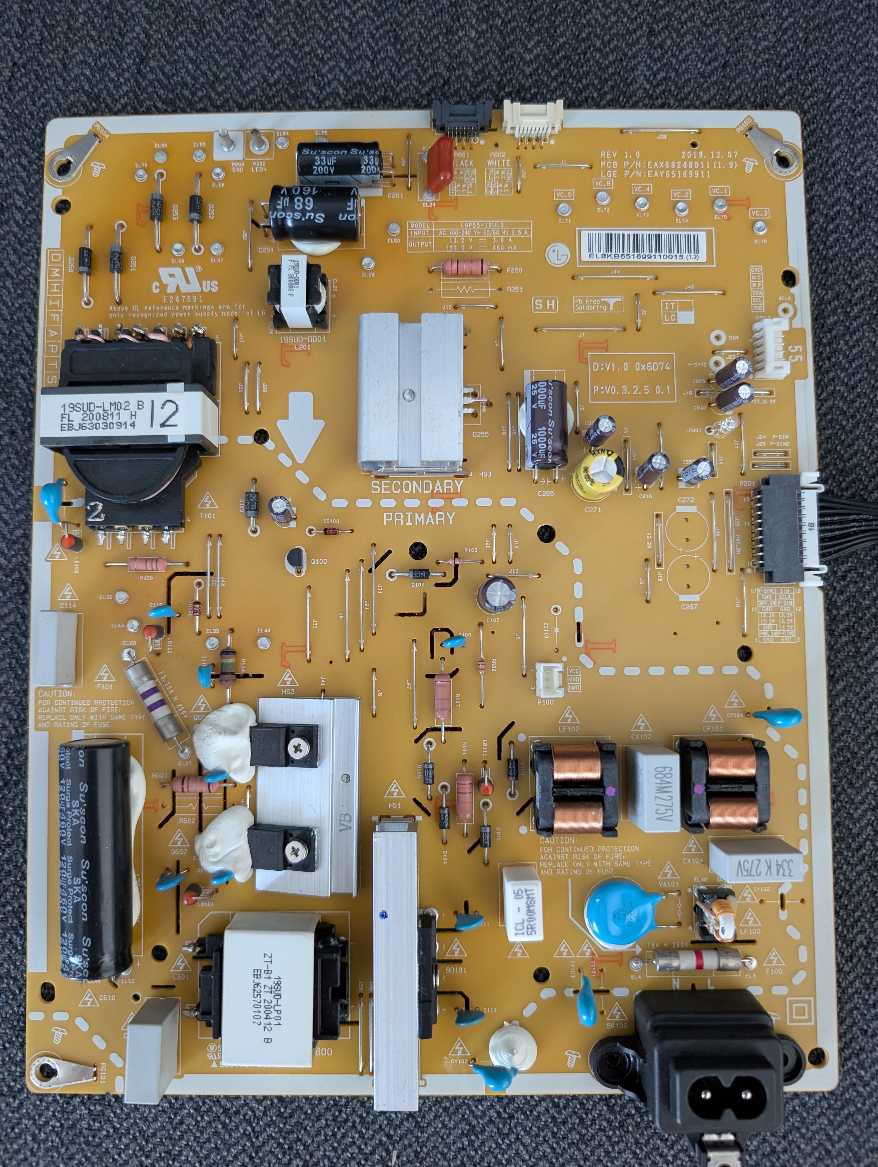 Peças para TV LG 55NANO866NA