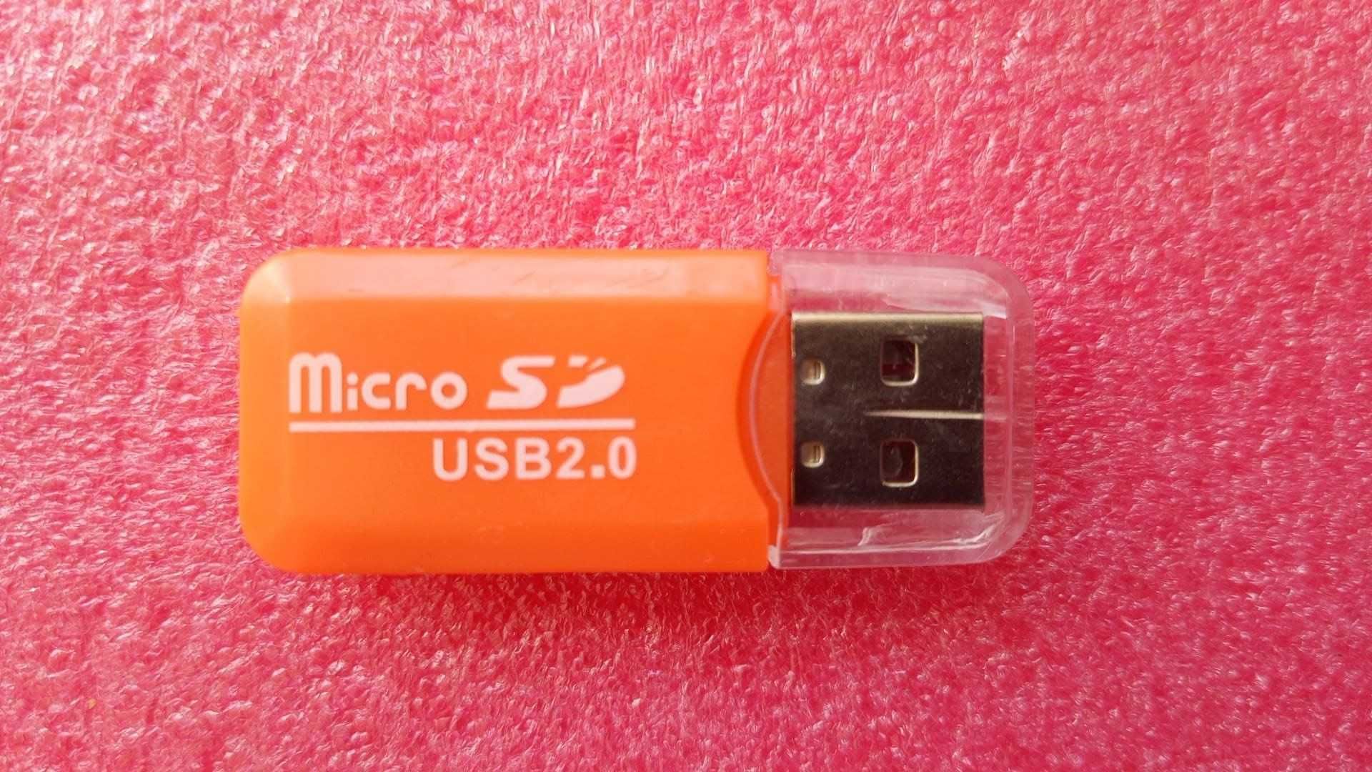 USB 2.0 ридер для чтения карт памяти micro SD card