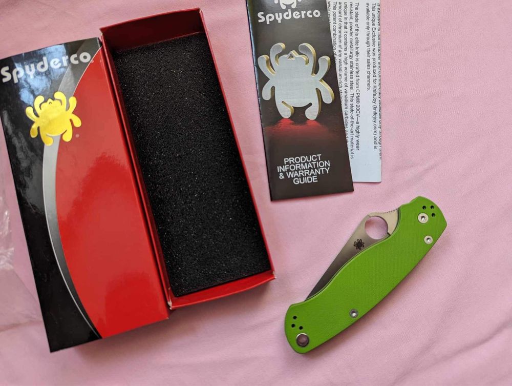 Нож Spyderco paramilitary 2 складний ніж не шарогоров benchmade