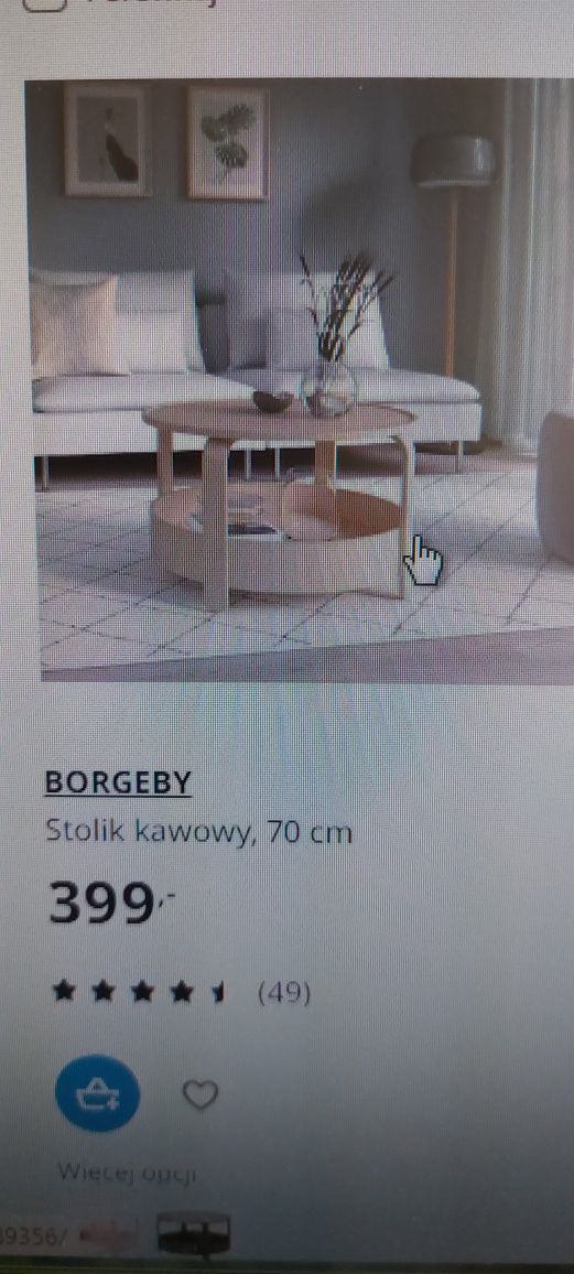 Stolik kawowy Ikea