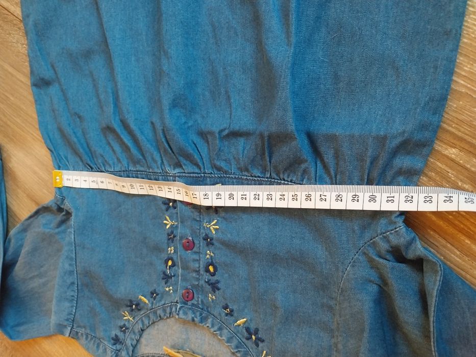 Tunika bluzka jeansowa r. 122