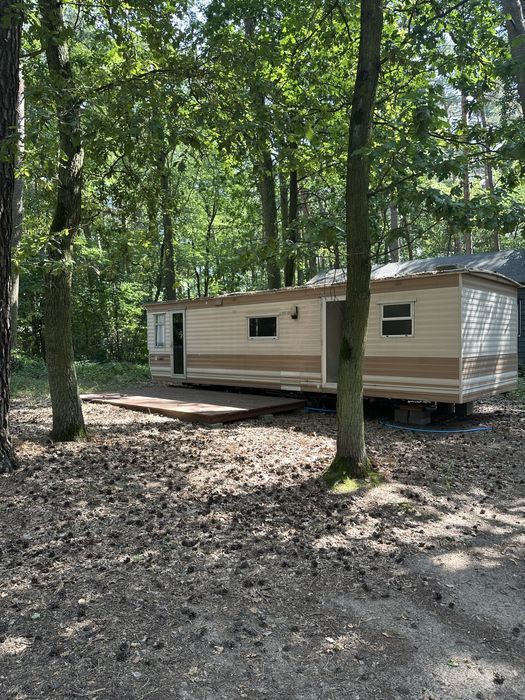 Sprzedam domek nad jeziorem – 28m², w lesie , blisko Poznania, Skoki