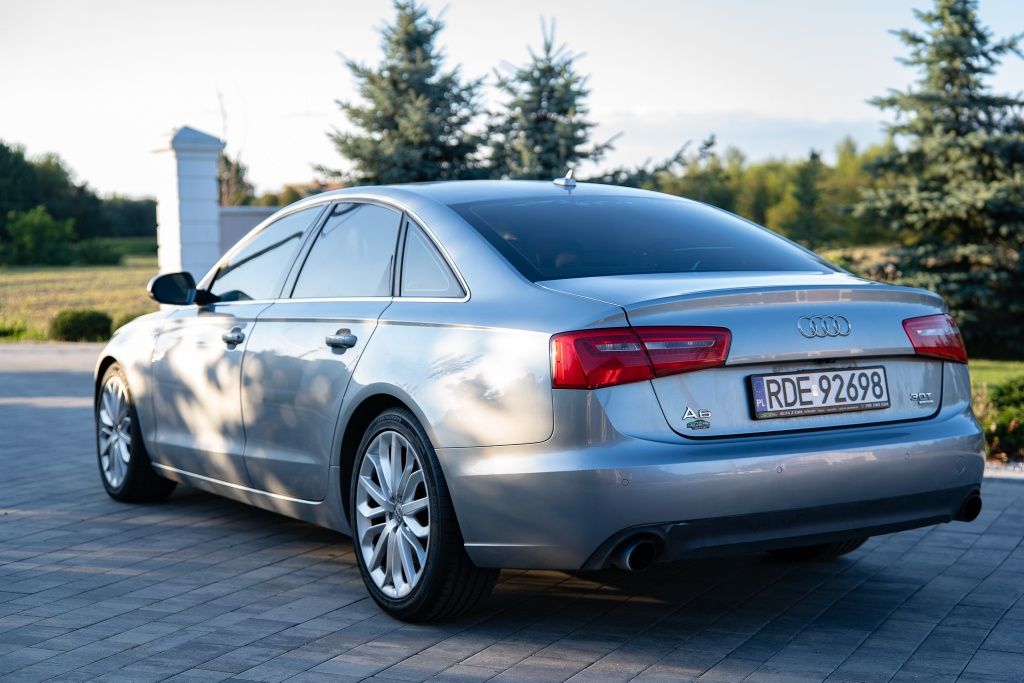 2012 Audi A6 C7, Bogato wyposażona,  po pełnym serwisie, fv23%
