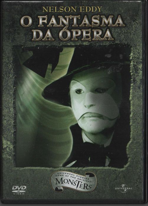 Dvd O Fantasma da Ópera - terror - remake de 1943 - extras