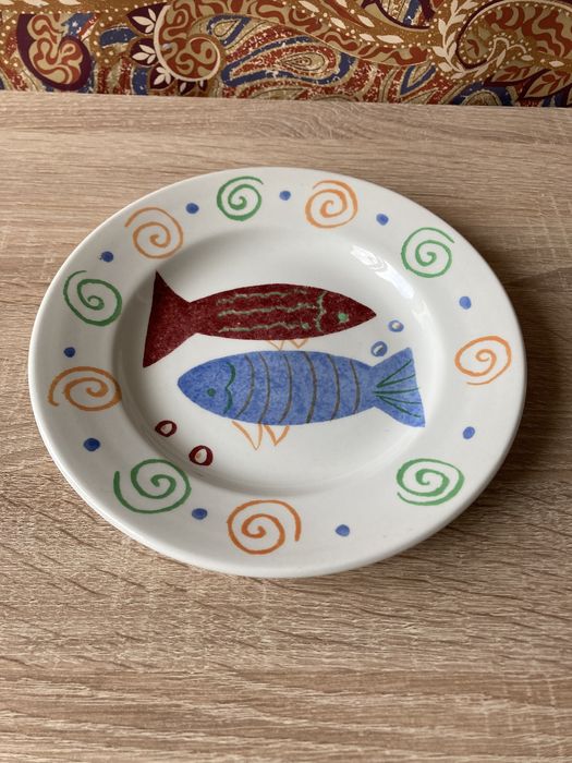 Porcelana kolorowa talerz plaski/gleboki kolekcja cc England