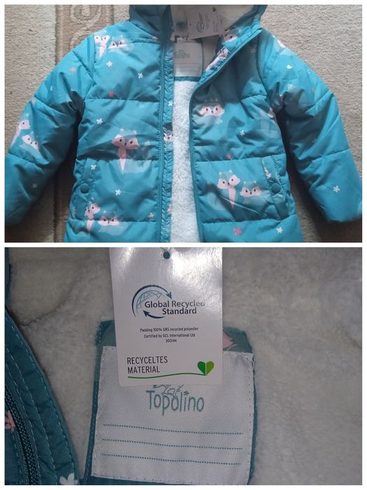 Верхняя одежда для девочек 80-104 см.