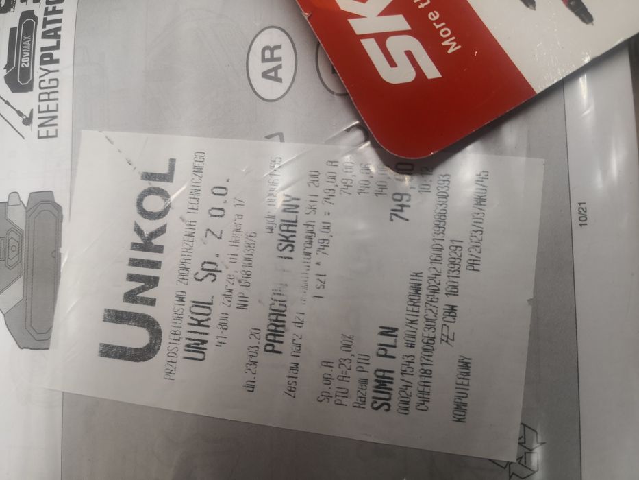Wkrętarka szlifierka skil