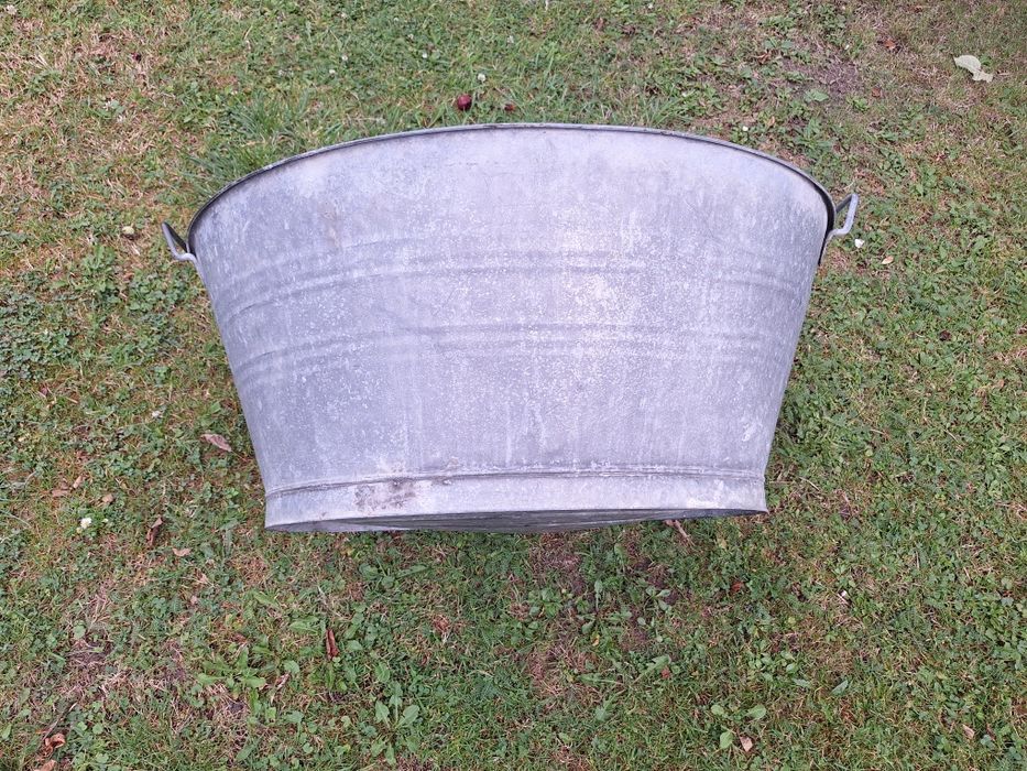 Balia ocynkowana duża stara