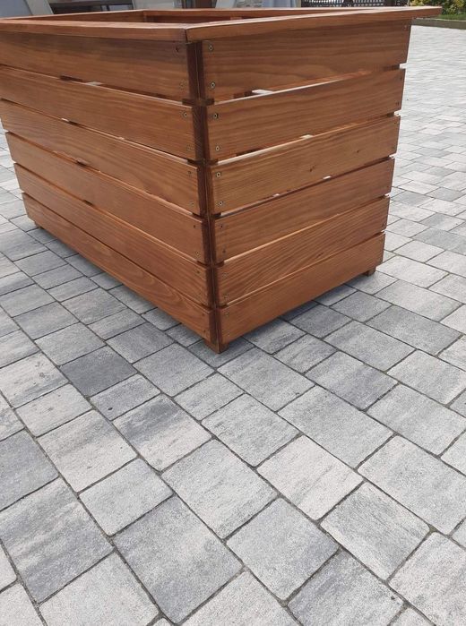 Donica drewniana 132x77x72x60