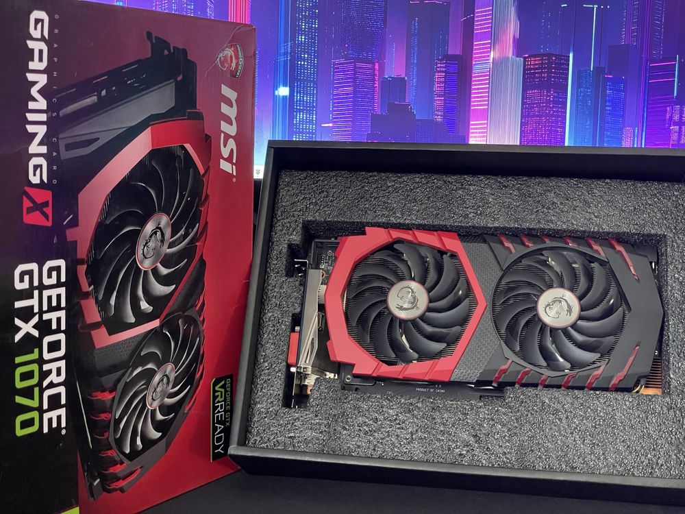 Відеокарта MSI GTX 1070 Gaming X 8GB – потужна і тиха