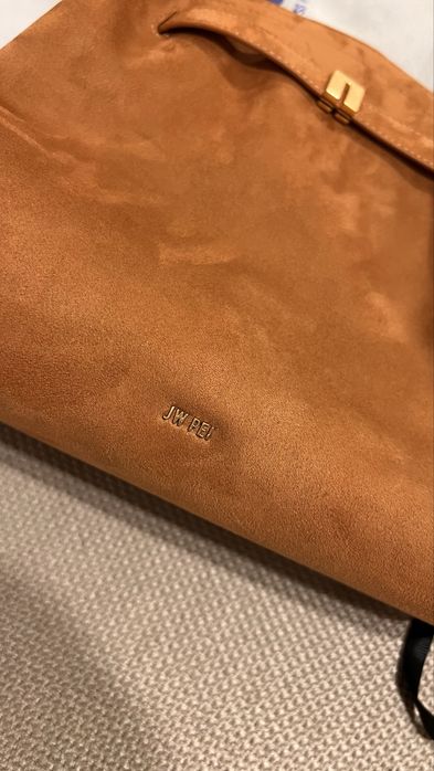 Оригінал Сумка тоут tote bag jw pei hana medium коричневий колір замша