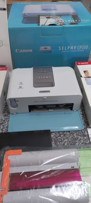 Impressora fotografias Canon Selphy CP510,como nova !