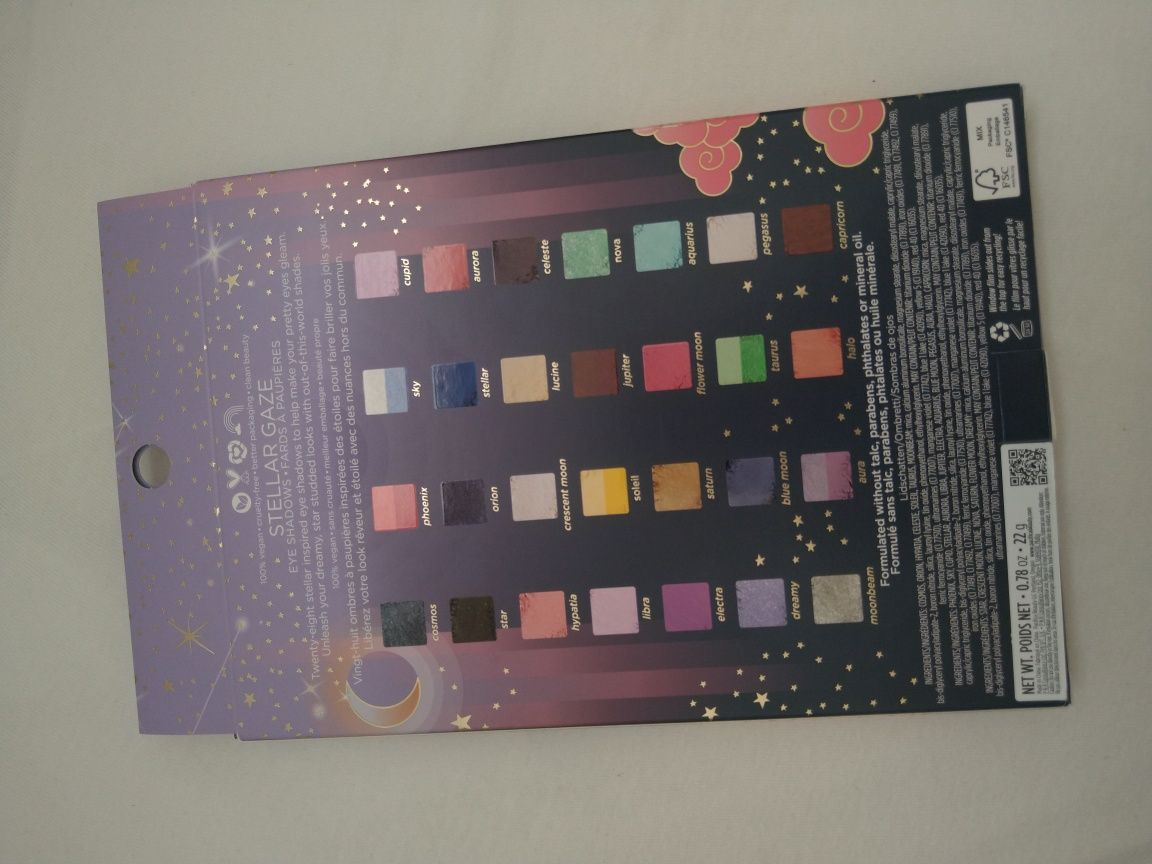 Pacifica stellar gaze vegan paleta paletka cieni do powiek