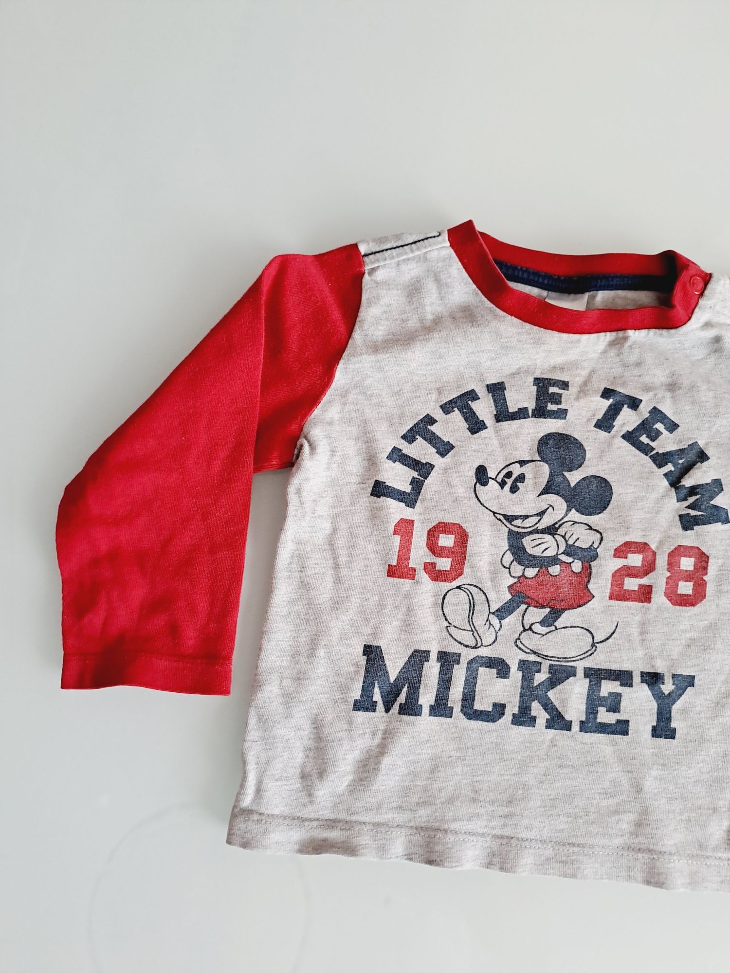 Bluzka z długim rękawem C&A r 86 12-18 mcy Myszka Mickey Miki Disney