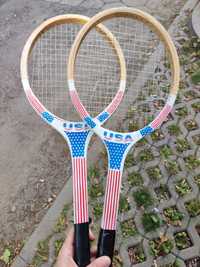 Rakiety tenisowe 2szt. Vintage