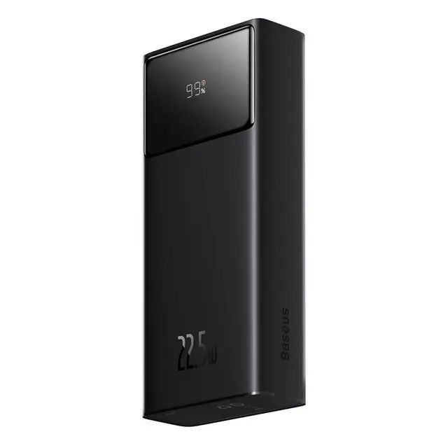 Павербанк Baseus Star-Lord Digital Display 30000mAh 22.5W білі і чорні