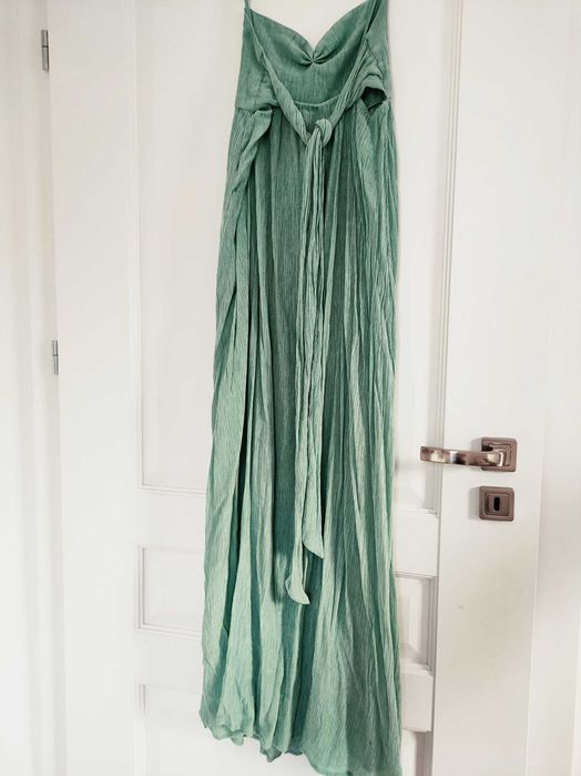 Długa morska sukienka Mohito r. 38 wiskoza