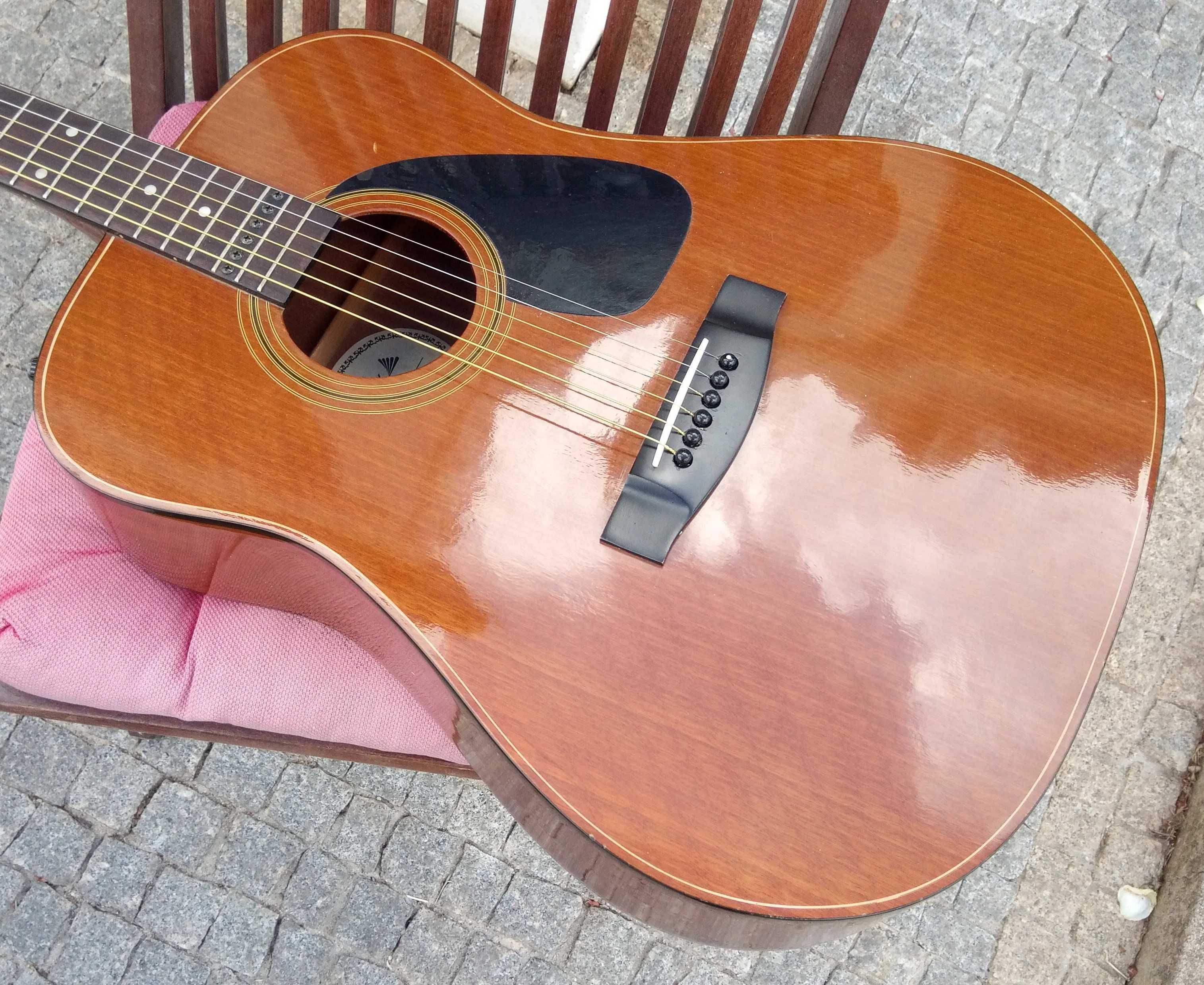 Guitarra Eletroacústica SAMICK Made in Korea 1990 Semelhante a Gibson
