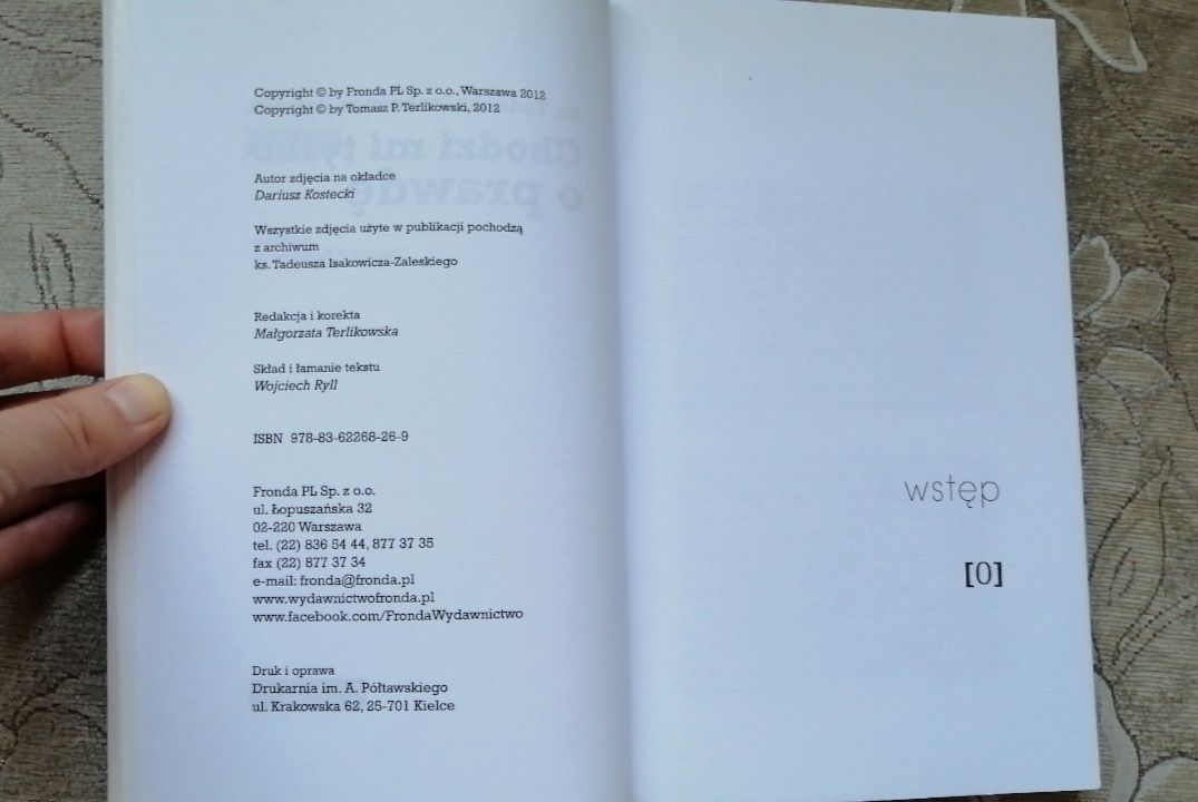 Chodzi mi tylko o prawdę - ks. Tadeusz Isakowicz-Zaleski