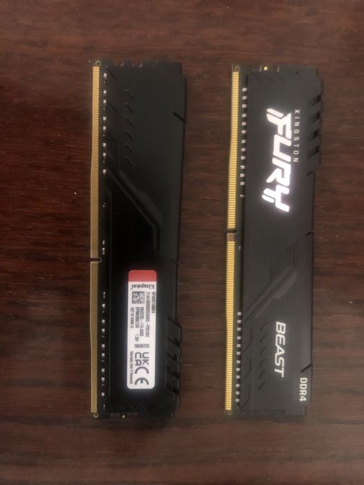 Озу 2х4 8гб ddr4