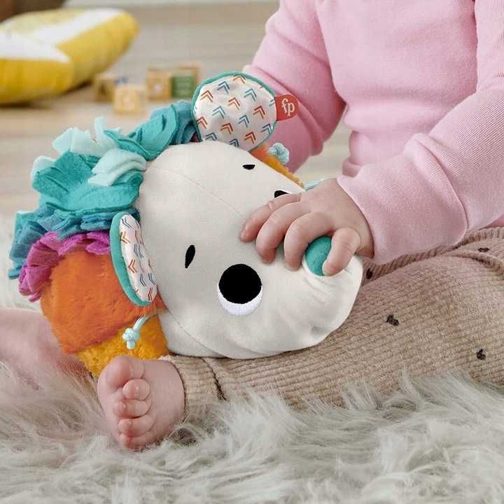 fisher price kolorowy jeż zabawka sensoryczna budzi wyobraźnię malucha
