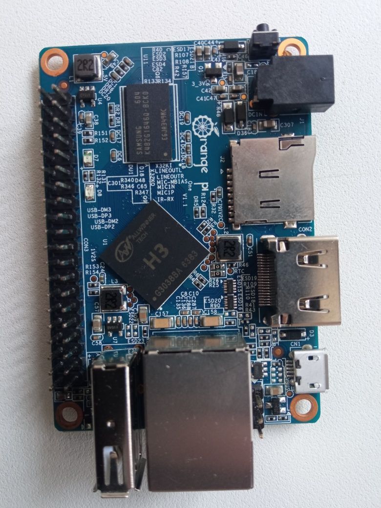 Одноплатный Мини компьютер.Orange pi one. V1.1.