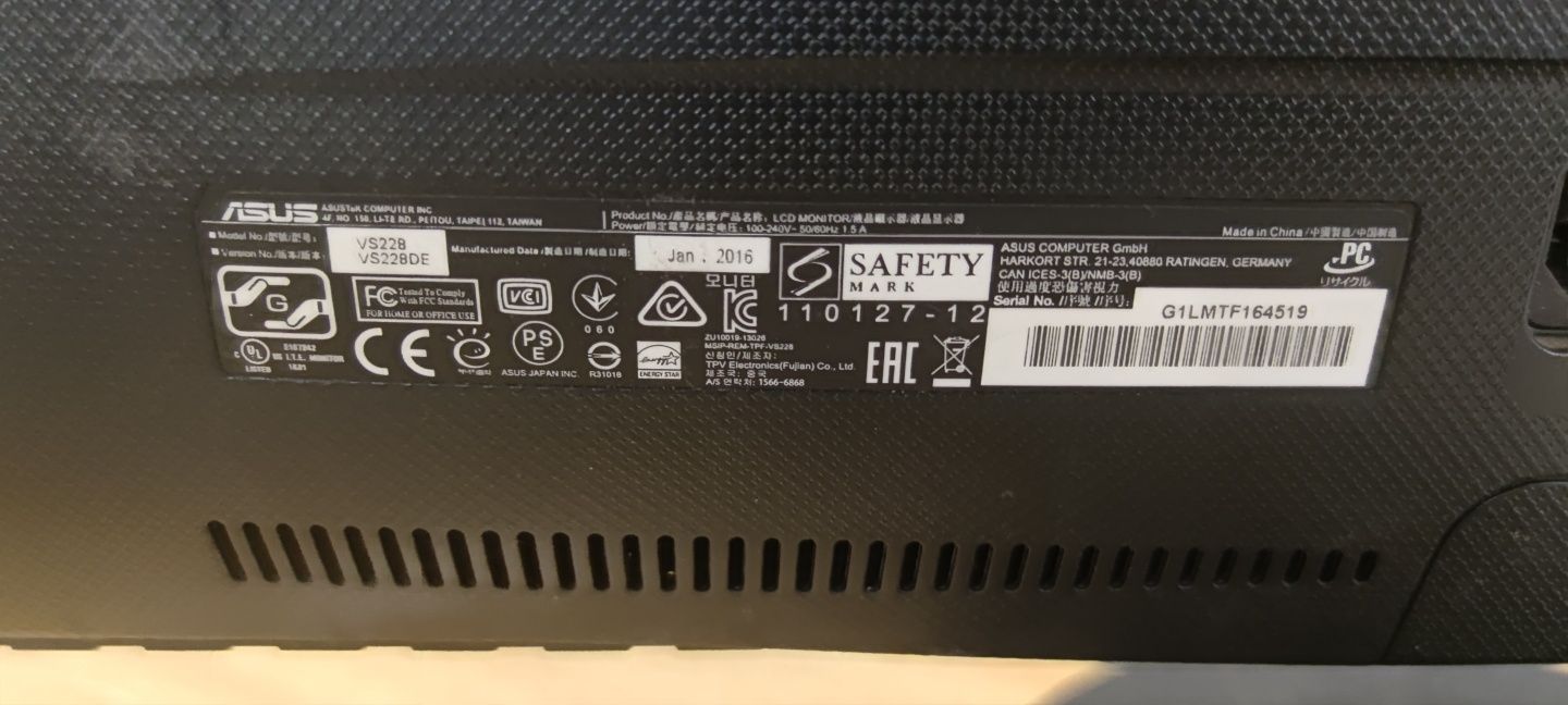 Monitor ASUS VS228