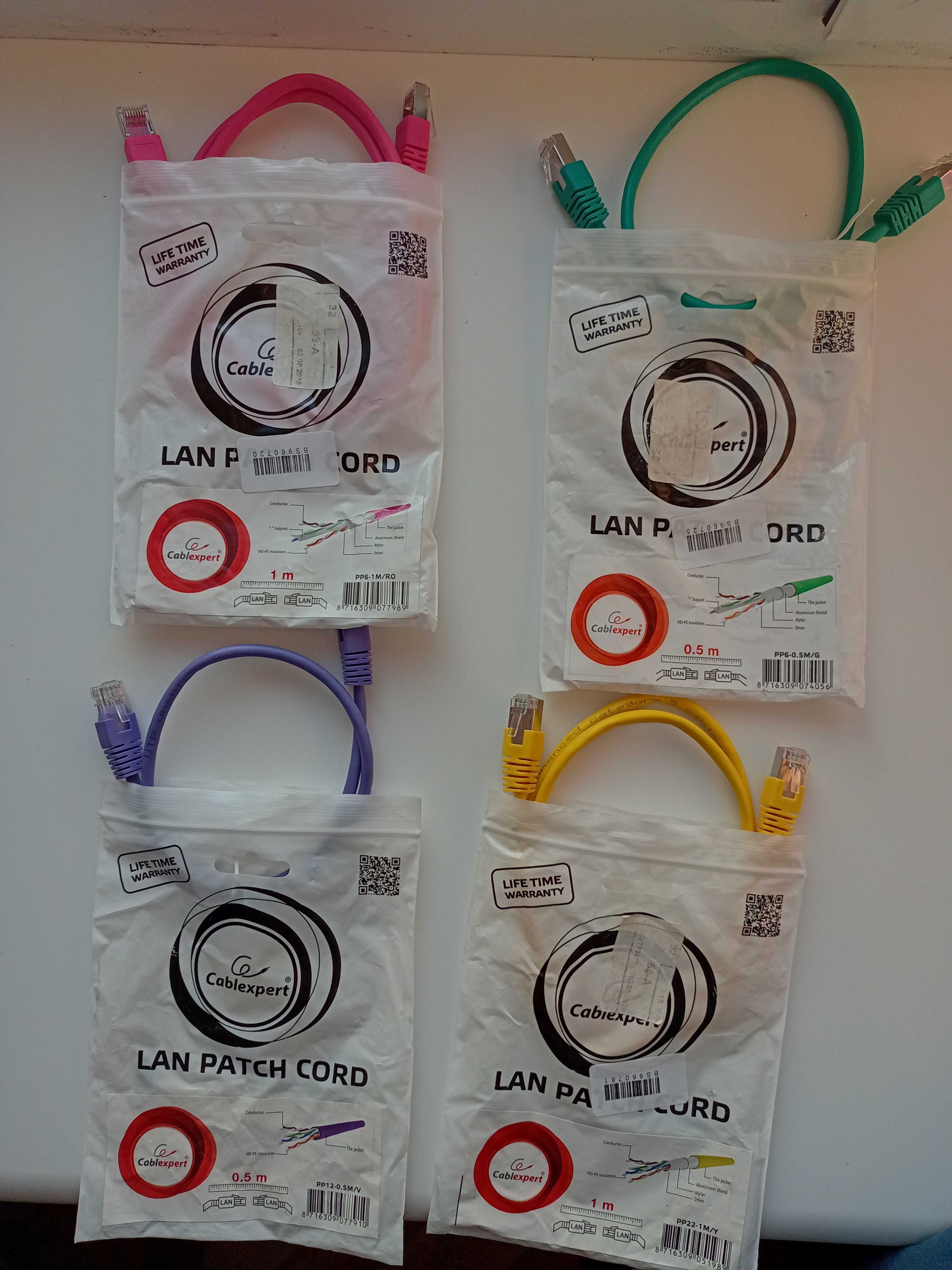 Ethernet LAN кабель Cat6 (5) Патч-корд экраниров с укреплен коннектор