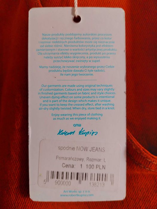 Markowe dżinsy NOV JEANS Robert Kupisz